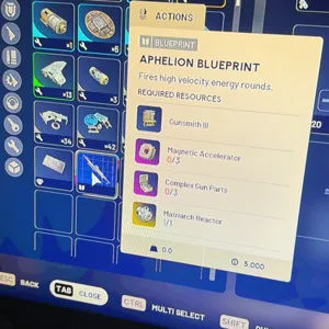 aphelion blueprint