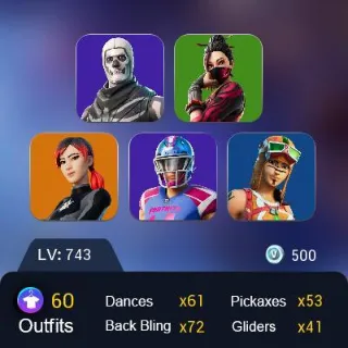 [PC / PSN / Xbox] 60 skins  skull trooper| Hadès | omergaro | Spectrum Knights | Cardo Thorn | Zeus |V-BUCKS 500