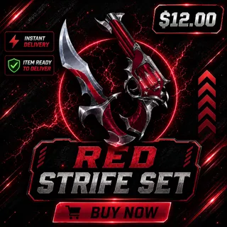 Red Strife Gun/Knife/Set MVSD