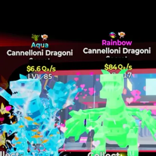 5 cannelloni dragoni