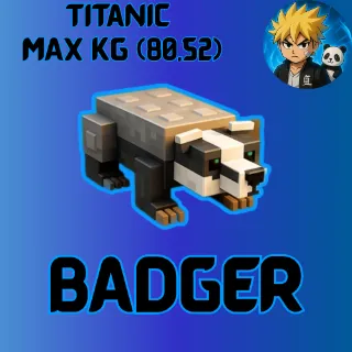 SPECTRAL TITANIC BADGER | 1:20M CD | 80KG