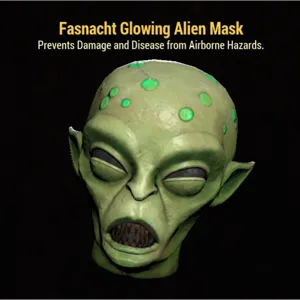 Glowing Alien Mask