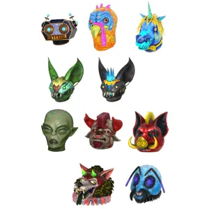 Glowing Mask Set