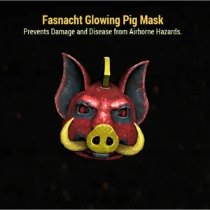 Glowing Pig Mask