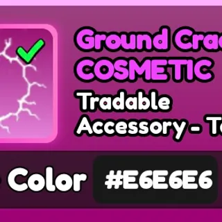 Ground crack
