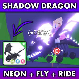 Pet Neon Shadow Dragon In Game Items Gameflip - neon shadow dragon roblox adopt me