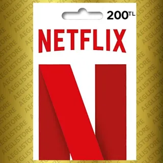 200 TL NETFLIX GIFT CARD TURKEY [AUTO DELIVERY]
