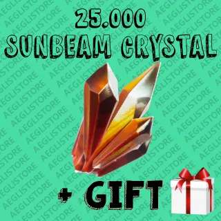 25.000 SUNBEAM CRYSTAL