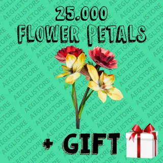 25.000 FLOWER PETALS