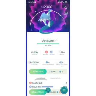Shiny Galerian Articuno Trade