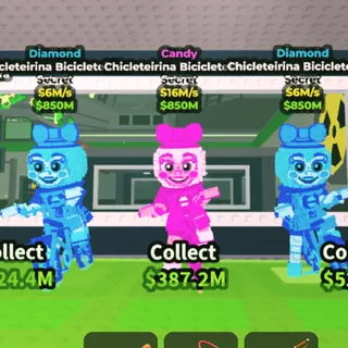 3x Chicleteirina Bicicle