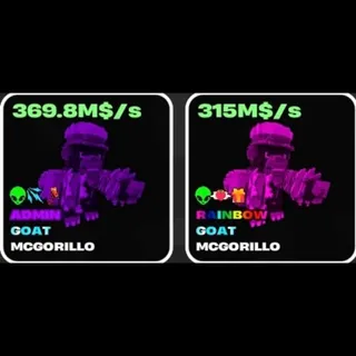 ADMIN & RAINBOW MCGORILLO