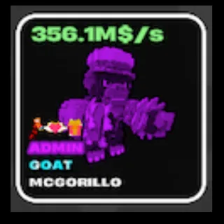 ADMIN MCGORILLO $356.1M/s