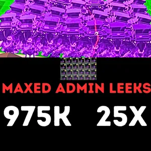 25x MAXED ADMIN LEEKS