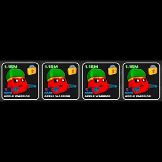 1.15M APPLE WARRIOR X4