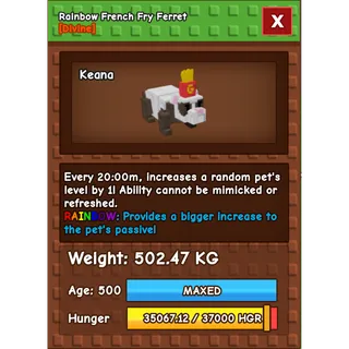 Collosal French Fries Ferret