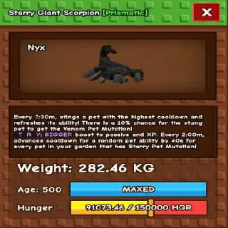 Starry Giant Scorpion