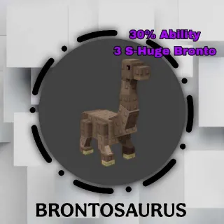 3 Brontosaurus | 30% Ability