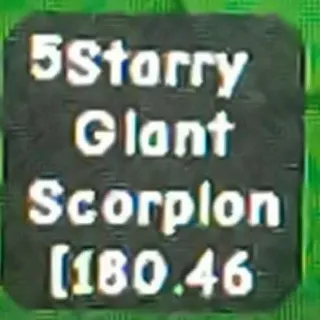 Starry Giant Scorpion
