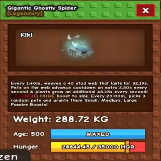 Ghostly Spider 62kg