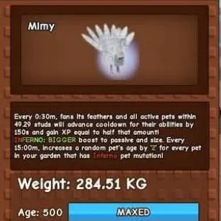 Inferno Albino Peacock