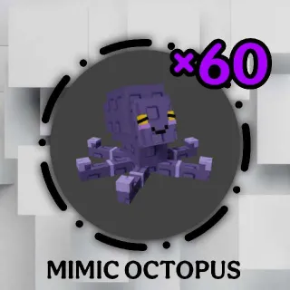 60pcs Mimic Octopus