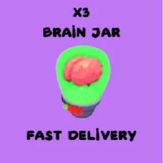 x3 Brain Jar