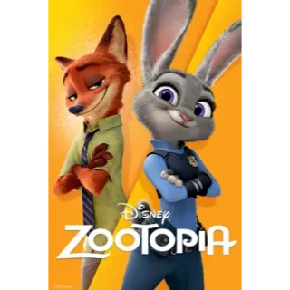 Zootopia HD MOVIESANYWHERE