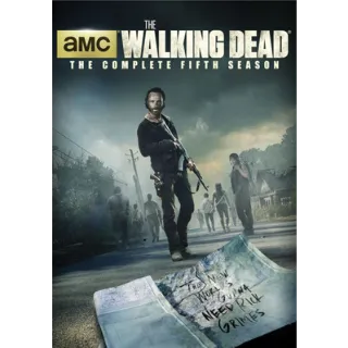 The Walking Dead The Complete Fifth Season HD Fandango