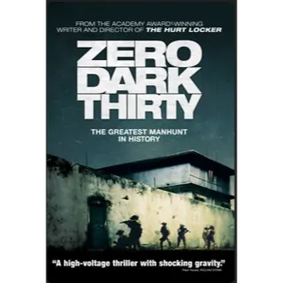 Zero Dark Thirty HD MOVIESANYWHERE