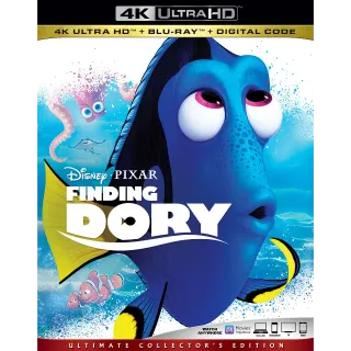 Finding Dory 4k MOVIES ANYWHERE