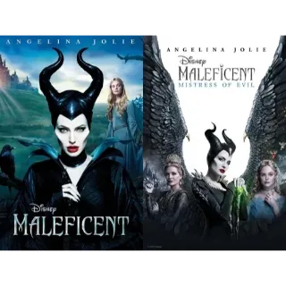 Maleficent  + Maleficent: Mistress of Evil Double Feature HD MOVIESANYWHERE