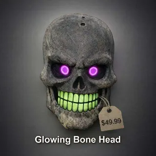 Glowing Bone Head