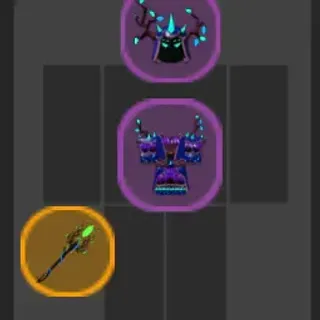 Eldenbark Mage set + Weapon (lvl 176) | Dungeon Quest Reborn DQR