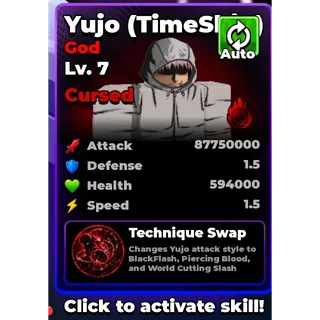YUJO TIMESKIP ROLL AN ANIME TO FIGHT