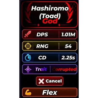 Defend ur base with anime - Arrancar Level 7 Hashiromo [940K Dmg] Trait: Corrupted