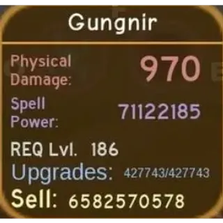 Gungnir | Dungeon quest reborn