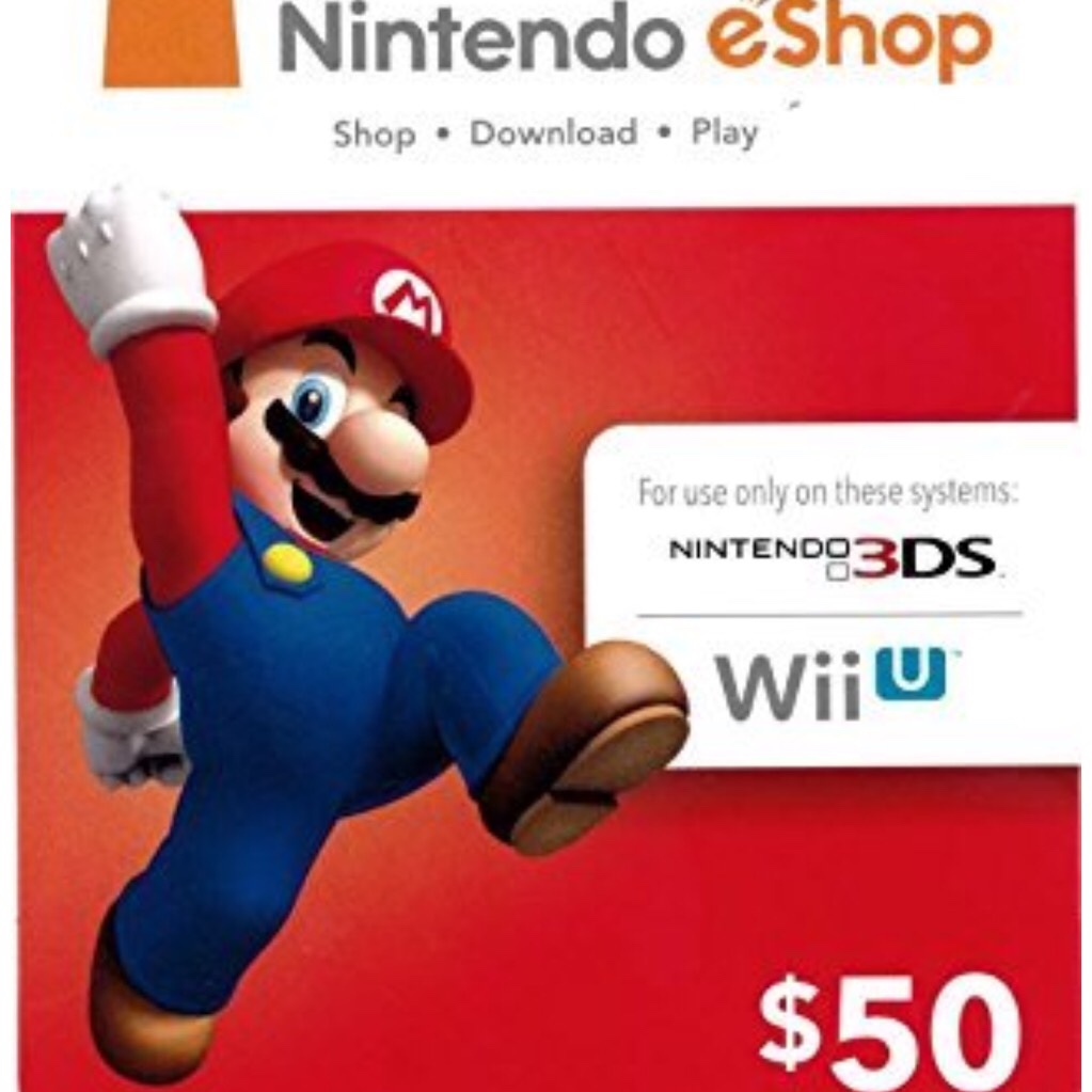 nintendo 3ds gift card