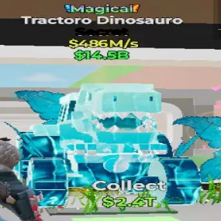 Fortnite steal the brainrot Magical Tractoro Dinosauro