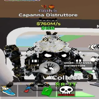 Fortnite Steal the Brainrot Gothic Capanna Distruttore