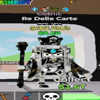 Fortnite Steal The Brainrot Gothic Re Delle Carte