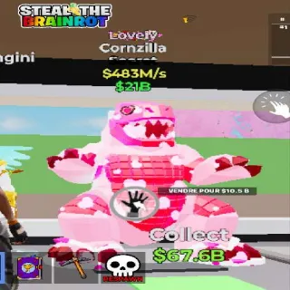Fortnite steal the Brainrot Cornzilla