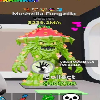 Fortnite Steal the brainrot Mushzilla Fungzilla