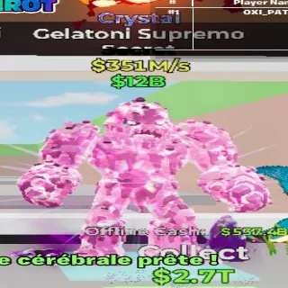 Fortnite Steal The Brainrot Crystal Gelatoni Supremo