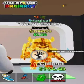 Fortnite steal the brainrot Magical Vikino Penguino