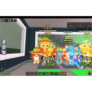 GOLD LOS Los Combinationas 213.7M/S CHEAP AND FAST STEAL A BRAIN ROT 