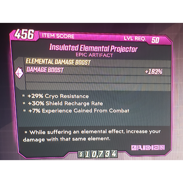 Elemental Effect Dmg Does What Borderlands