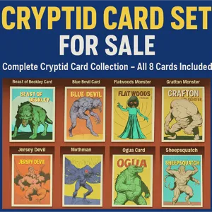 Cryptid Trading Card Set