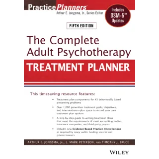 The Complete Adult Psychotherapy Treatment Planner, 5th Edition (eBook) Includes DSM-5 Updates