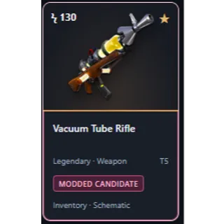 Modded Vaccuum Tube Rifle 